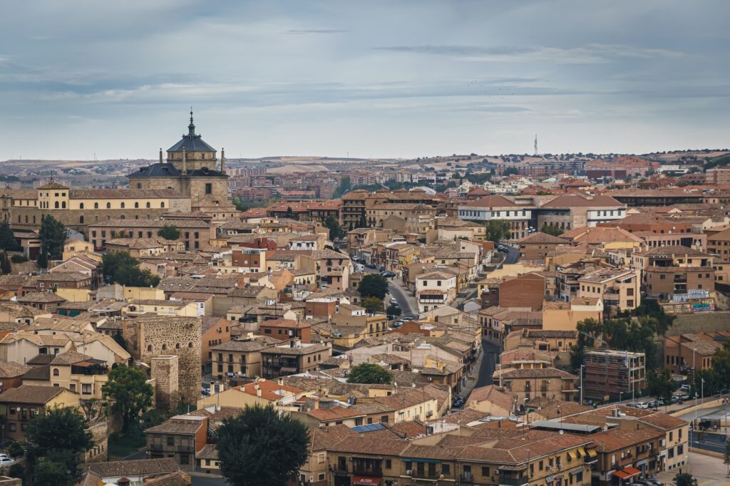 Medieval city of Toledo in the center of Spain, Roofs of Toledo